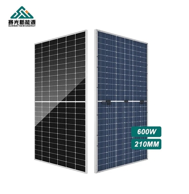 620Watt PV Panele słoneczne Inmetro Certified Half Cell Perc 210mm Do użytku mieszkalnego