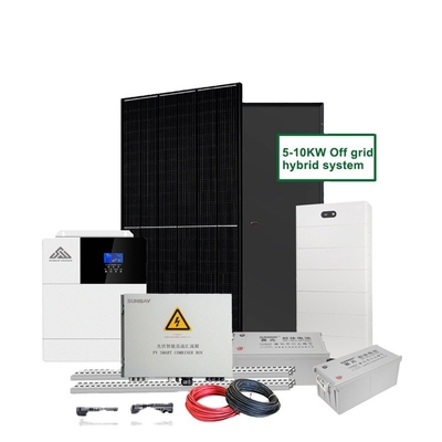Kompletny domowy system energii słonecznej z sterownikiem MPPT i magazynem energii typu