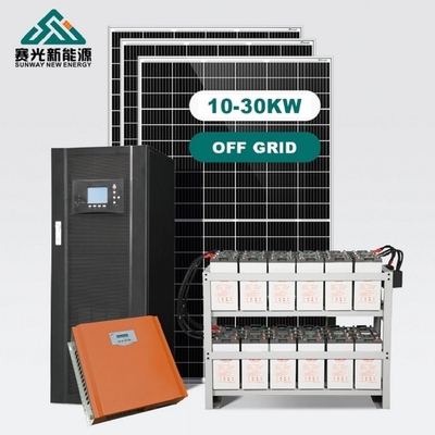 20KW Kompletny system fotowoltaiczny złączony z siecią System autonomicznych paneli słonecznych