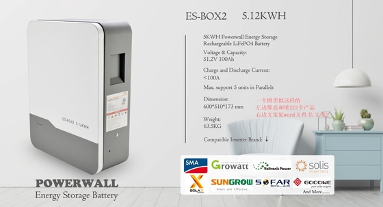 Akumulator fosforanowy LiFePO4 o pojemności 5 kWh 10 kWh do układu magazynowania energii słonecznej