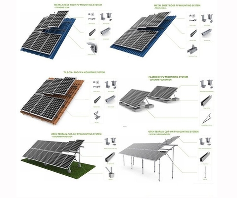 Kompletny system energii słonecznej z hybrydowym inwerterem Deye 3kw 5kw 8kw i sterownikiem MPPT