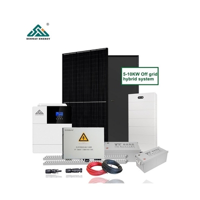 10kw 20kw 30kw System słoneczny bez sieci z technologią krzemu jednokrystalicznego