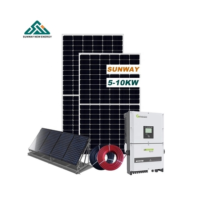 Komercyjny system fotowoltaiczny w sieci słonecznej 20kw 5KW 10KW montaż naziemny