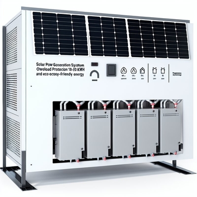 System wytwarzania energii słonecznej zabezpieczający przed przeciążeniem i zakres mocy wyjściowej 10-20 KWh dla ekologicznej energii