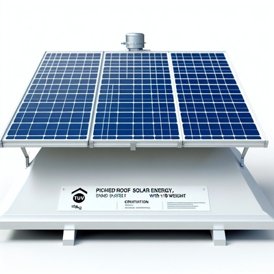 System energii słonecznej STD ze ściśniętym dachem z certyfikatem TUV i masą panelu 18 kg