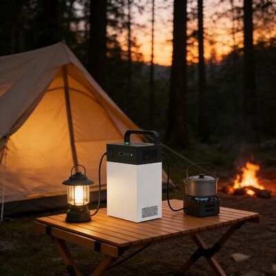 System energii słonecznej All-in-One 1004.8Wh 500W ️ ESS z żelazem litowym z podwójnymi trybami ładowania i wszechstronnością w pomieszczeniach i na zewnątrz