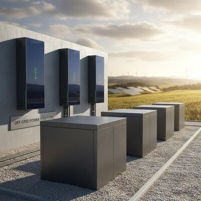 Opuszczenie sieci magazynowanie energii ze źródeł odnawialnych, montowane na ziemi układy zawieszone na ścianie zapewniające rozwiązania zapasowe i zrównoważone zarządzanie energią