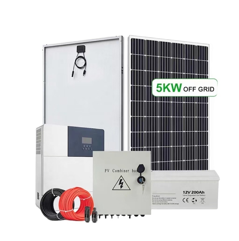 Wysokiej wydajności 51.2Vdc Off Grid Solar System Kit For Myanmar Market