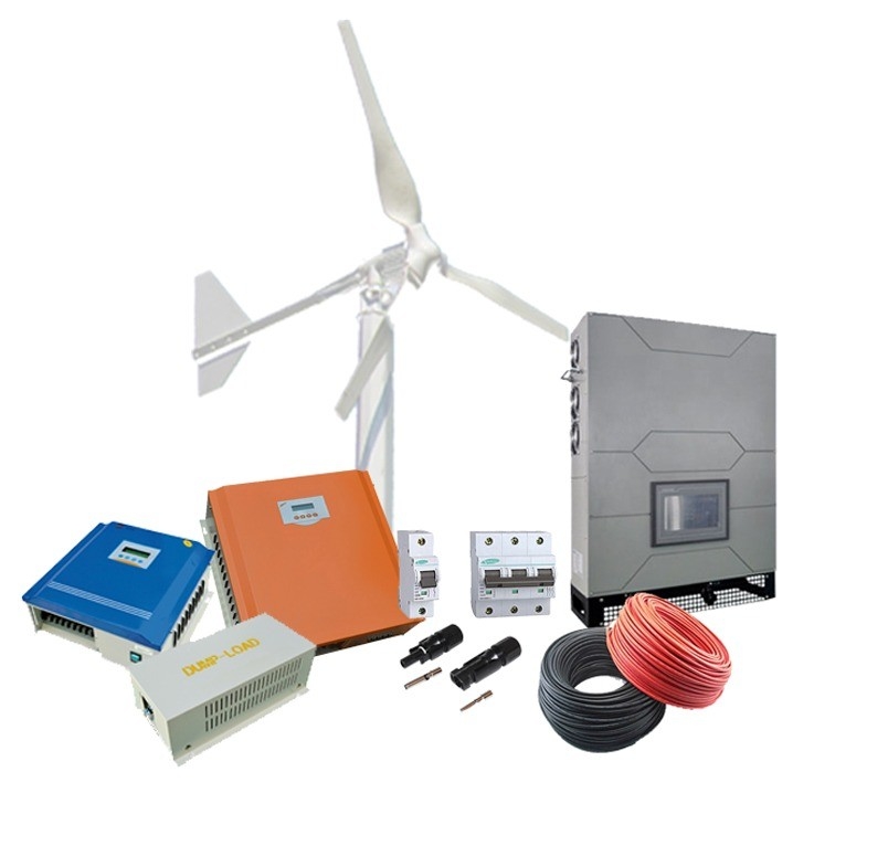 Kierownik hybrydowy wiatrowy / słoneczny Klucz do systemu wytwarzania energii wiatrowej o mocy 5 kW / 10 kW