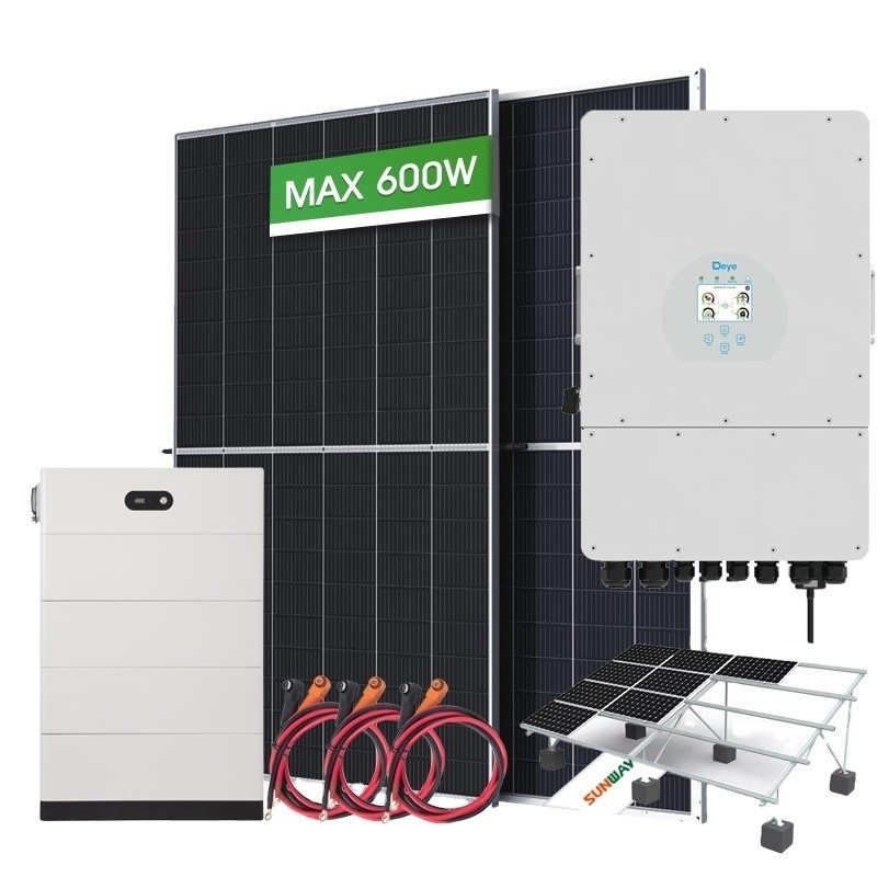 10kw 3 fazy 20kw hybrydowy system słoneczny 220v/380v napięcie wyjściowe