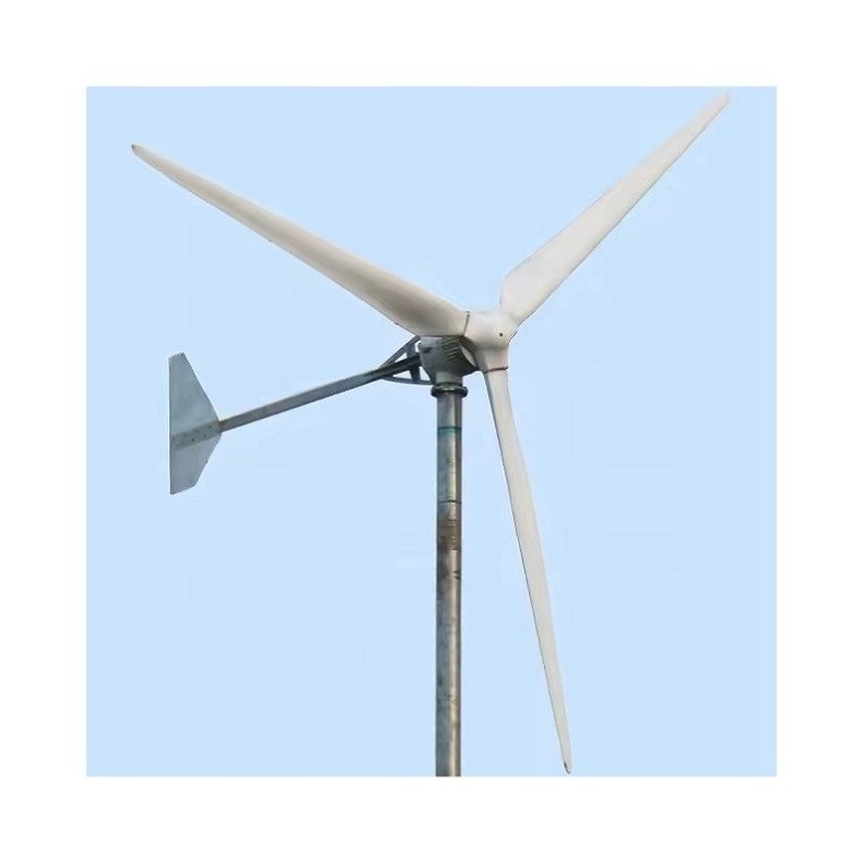 3KW/5KW/10KW pozioma turbina wiatrowa do systemu energii wiatrowej słonecznej hybrydowej
