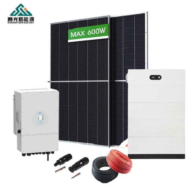 Certyfikat CE 10kw 12kw Monokrystaliczny krzemowy panel słoneczny Power Pv System dla domu
