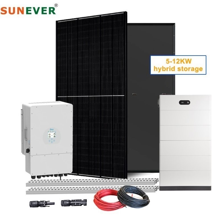 System energii słonecznej w trybie hybrydowym 5kw 6kw 8kw 10kw z panelem słonecznym o mocy 410-700Watt