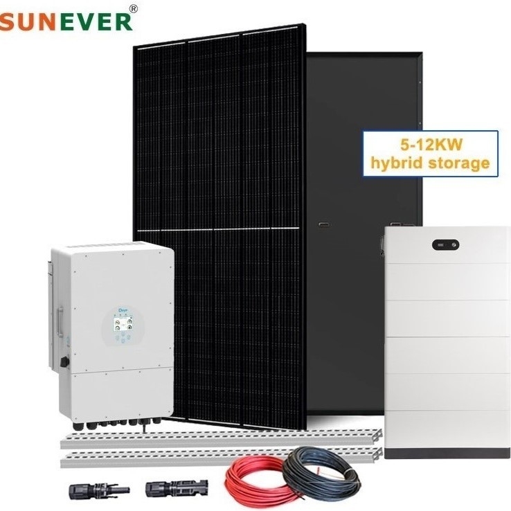50hz Częstotliwość wyjścia 2024 Układ magazynowania energii słonecznej dla domu 6kw 8kw 10kw Sprzedaż online