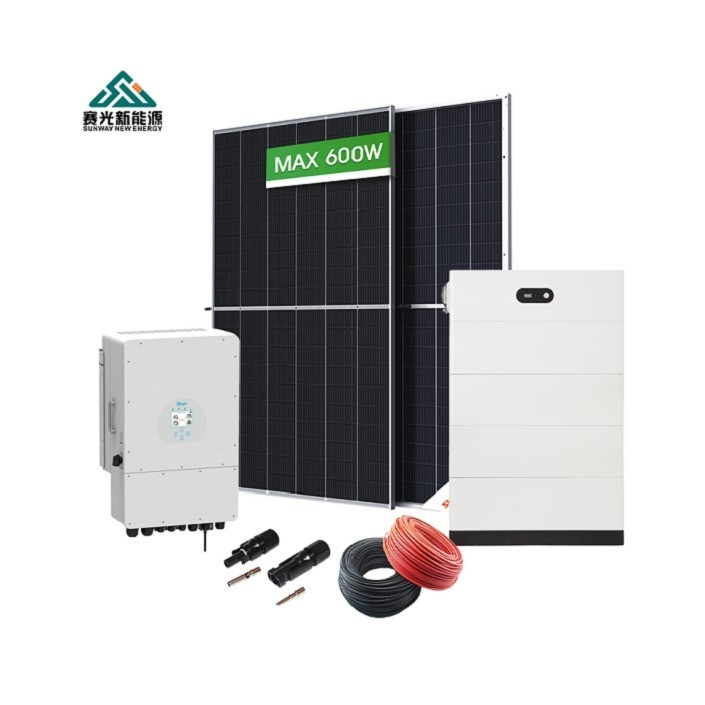 5Kw-12Kw system hybrydowego zasilania słonecznego Kompletny zestaw do projektowania projektów domowych i przedsprzedażowych
