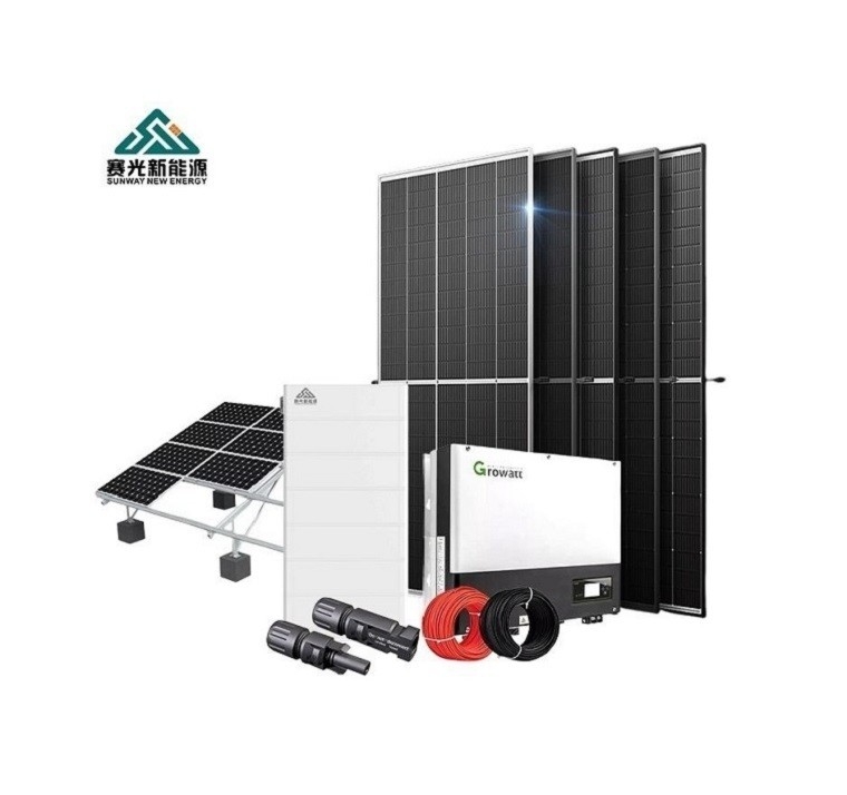 System energii słonecznej o mocy 5 kW 10 kW W zakresie 220v/380v napięcie wyjściowe 24h Czas pracy