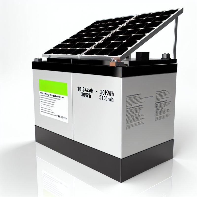 Jednostka magazynowania energii słonecznej 10,24 kWh-30 kWh Energii i 5100 Wh nominalnej mocy energetycznej do magazynowania wysokiej mocy