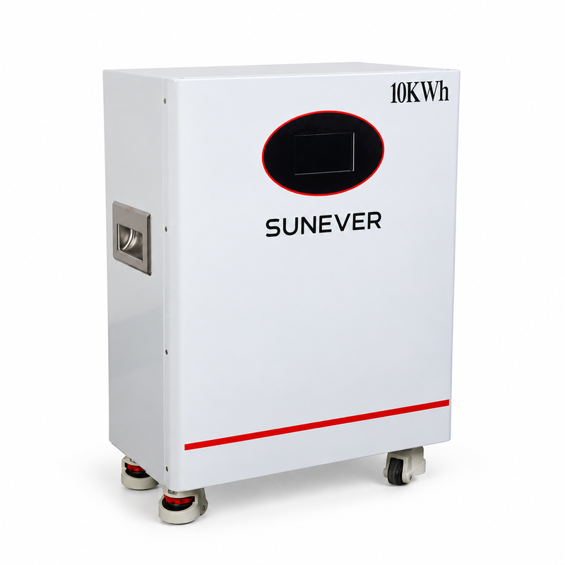 UNEVER 10kWh 51.2V 200Ah LiFePO4 Litium Battery Solarne do przechowywania energii w domu i zasilania zapasowego poza siecią