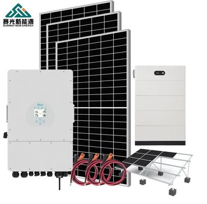 51.2Vdc Pv hybrydowy system energii słonecznej 410-700 Watt w trybie sieciowym