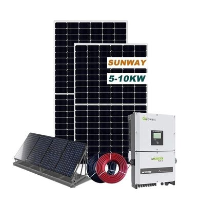 220VAC 10kw Domek System energii słonecznej Korzyści komercyjne 50HZ