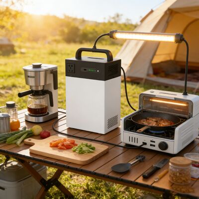 Home Emergency System energii słonecznej 500W 1004.8Wh ¢ Przenośna jednostka z szybkim ładowaniem MPPT i czułą ochroną elektroniki