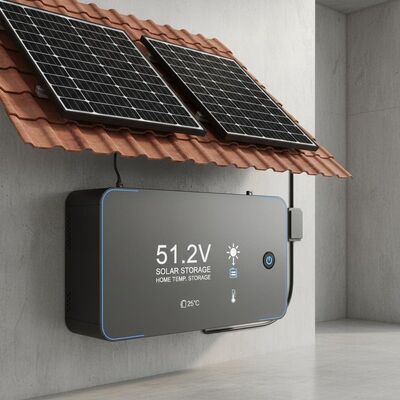51.2v Akumulacja słoneczna Akumulacja temperatury w domu Akumulacja energii napędzana panelami słonecznymi Akumulacja energii napędzana panelami słonecznymi dla systemów energetycznych mieszkalnych